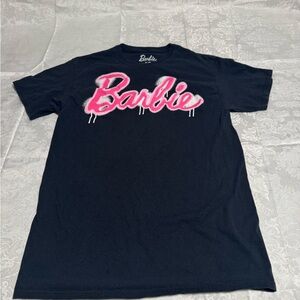 Mattel Barbie Tee with Pink Graffiti Logo
